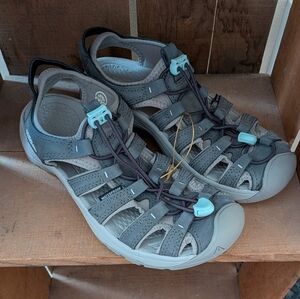 Keen Women's Gray and Blue Sandals